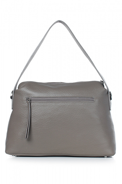 Кожаная сумка на каждый день с коричневым и серым цветом Galanteya 38623.23с1051к45 серо-коричневый - фото 3