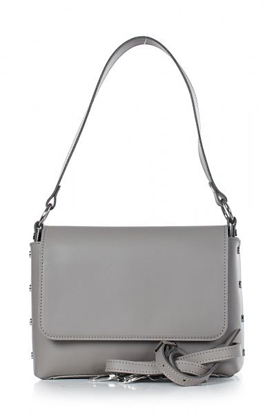 Сумка из натуральной кожи на каждый день с клапаном Galanteya 41123.23с1396к45 сербеж/бежев - фото 2