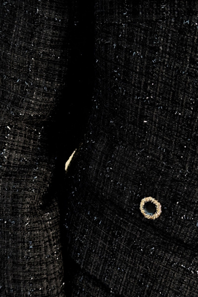 Жакет демисезонный классический с клапанами и карманами Allma J-014-17 черный - фото 6