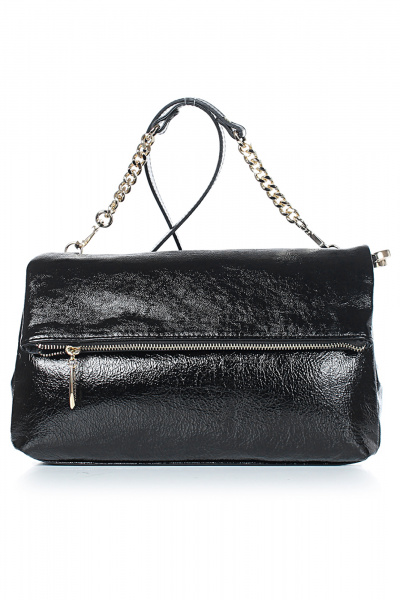 Сумка классическая из натуральной кожи черная для повседневной носки Galanteya 16524.24с982к45 черный - фото 2