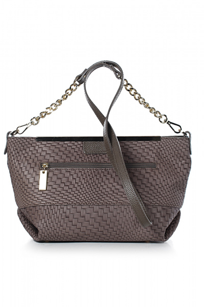 Классическая коричневая сумка из натуральной кожи для ежедневного стиля Galanteya 38923.23с1056к45 коричневый - фото 3