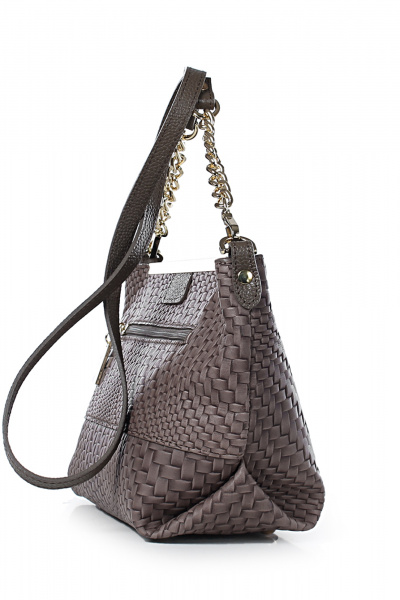 Классическая коричневая сумка из натуральной кожи для ежедневного стиля Galanteya 38923.23с1056к45 коричневый - фото 4