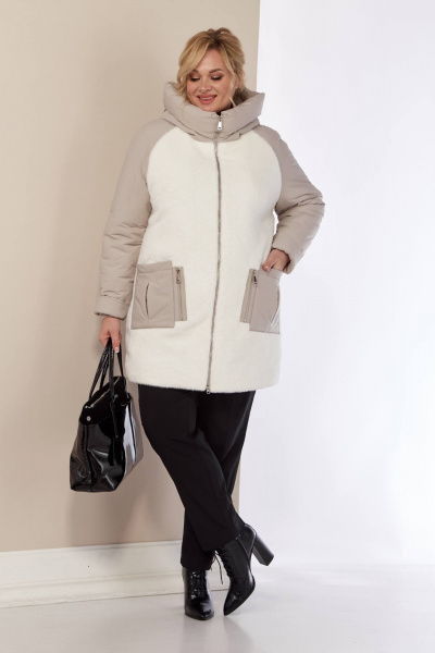 Куртка Shetti 2171 молочный - фото 2