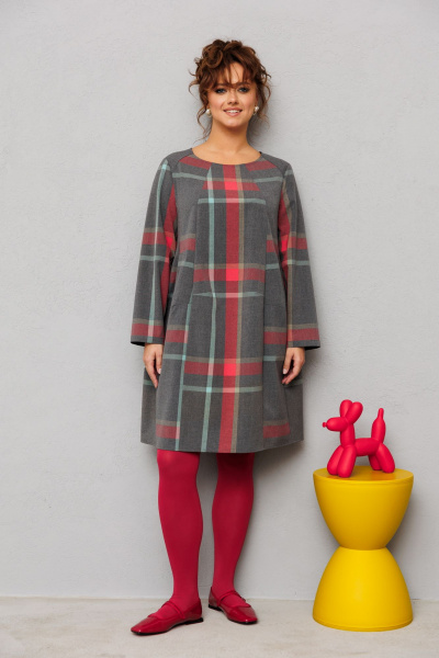 Платье Mubliz 224 клетка - фото 19