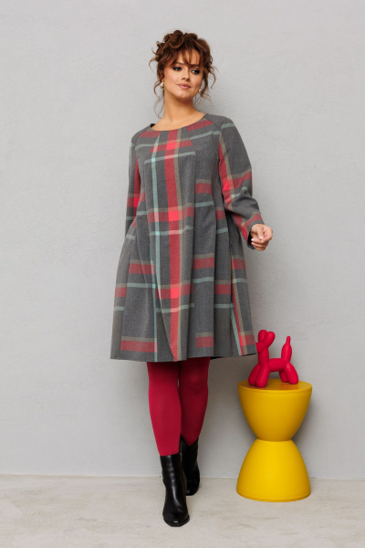 Платье Mubliz 224 клетка - фото 18