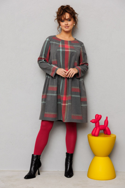 Платье Mubliz 224 клетка - фото 17