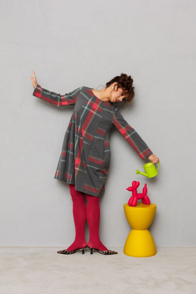 Платье Mubliz 224 клетка - фото 15