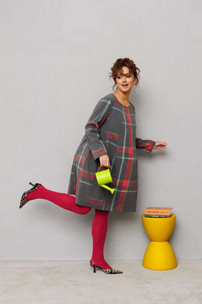 Платье Mubliz 224 клетка - фото 13