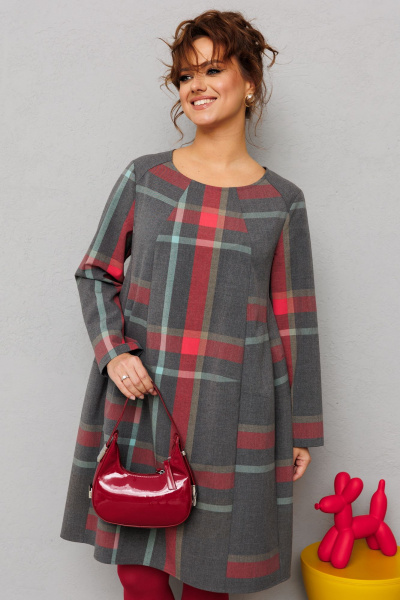 Платье Mubliz 224 клетка - фото 9
