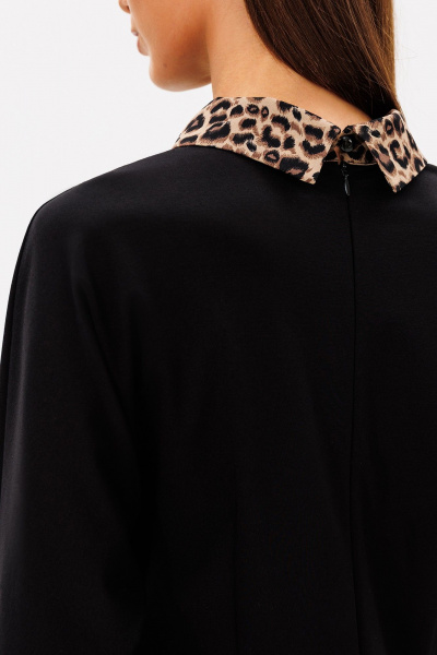 Платье из вискозы и кружева с асимметричным низом VIZAVI 803 - фото 5