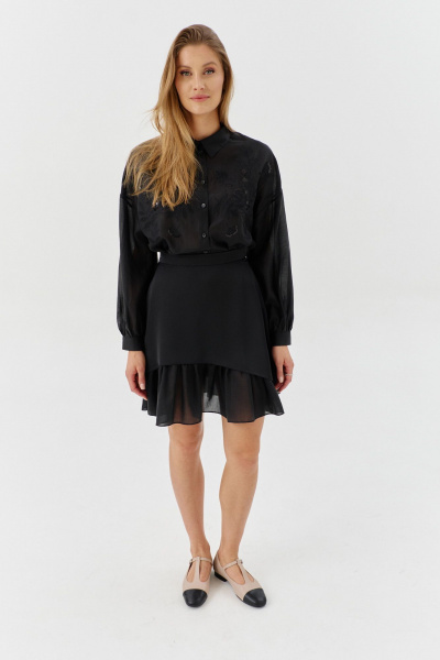 Юбка из текстиля на резинке для демисезона SODA 4875 - фото 1