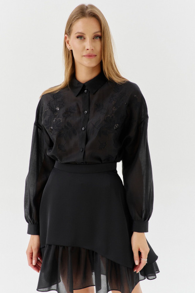 Юбка из текстиля на резинке для демисезона SODA 4875 - фото 5