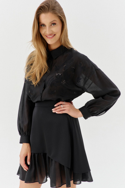 Юбка из текстиля на резинке для демисезона SODA 4875 - фото 2