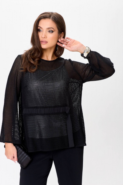 Комплект из джемпера, топа и брюк со свободным силуэтом Karina deLux M-1304 - фото 4