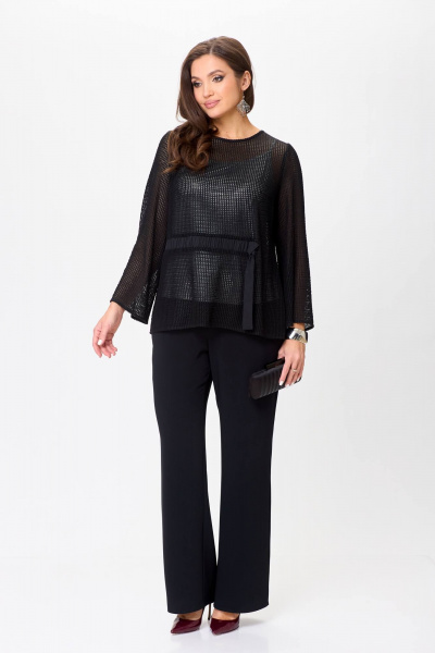 Комплект из джемпера, топа и брюк со свободным силуэтом Karina deLux M-1304 - фото 1