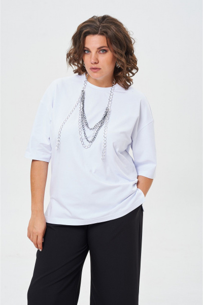 Комплект брюки, джемпер и футболка оверсайз демисезон Danaida 2250 - фото 11