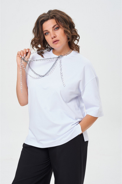 Комплект брюки, джемпер и футболка оверсайз демисезон Danaida 2250 - фото 9