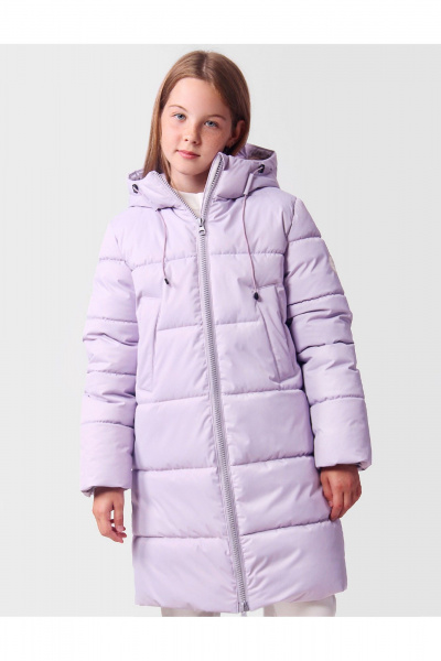 Пальто для девочки утепленное с меховой подстежкой АРТУС 24С43-Р57 бледная_лаванда - фото 10