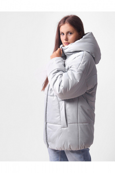 Зимняя утепленная куртка для девочки на каждый день АРТУС 24С57-Р57 дымчатая_мята - фото 8