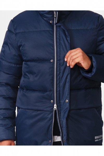 Куртка для мальчика утепленная с зонами карманов и светотехникой АРТУС 24С41-Р57 ночной_синий - фото 3