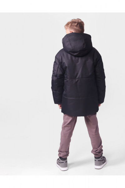 Куртка для мальчика утепленная с световозвращающей тесьмой АРТУС 24С54-Р57 черный - фото 5