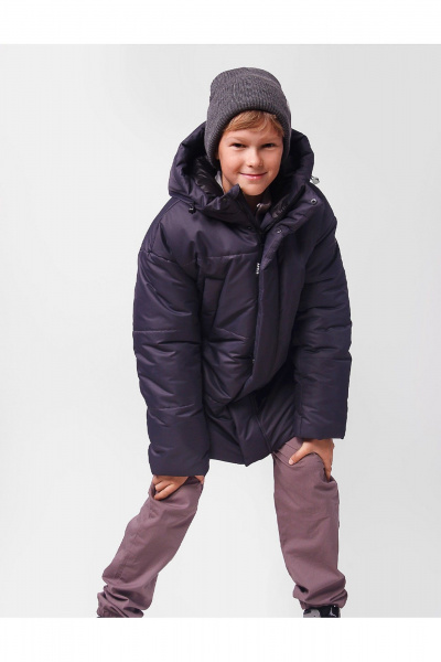 Куртка для мальчика с рельефами и магнитными карманами АРТУС 24С54-Р57 серый - фото 9