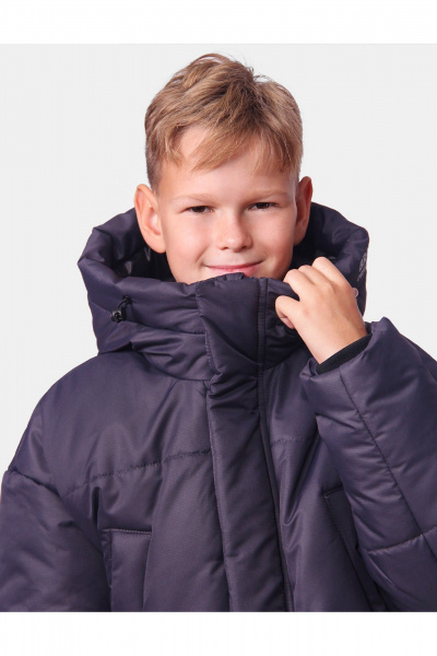 Куртка для мальчика с рельефами и магнитными карманами АРТУС 24С54-Р57 серый - фото 8