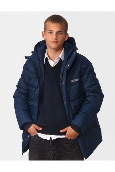 Куртка для мальчика утепленная на каждый день АРТУС 24С39-Р57 ночной_синий - фото 3