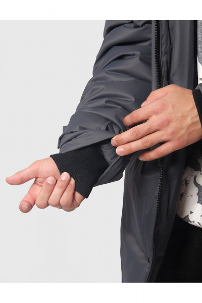 Зимняя утепленная куртка для мальчика на каждый день АРТУС 24С56-Р57 асфальт - фото 8