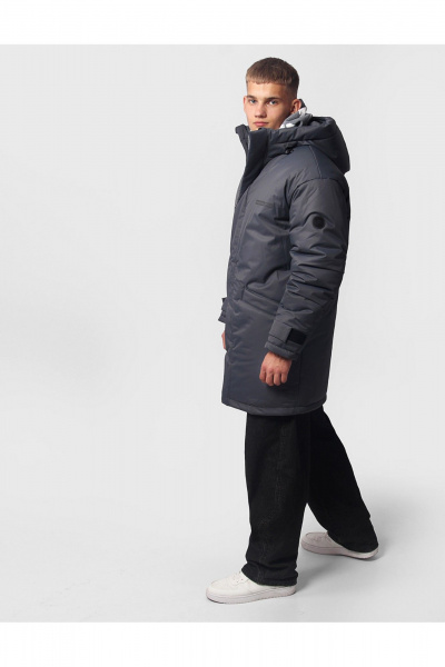 Зимняя утепленная куртка для мальчика на каждый день АРТУС 24С56-Р57 асфальт - фото 3