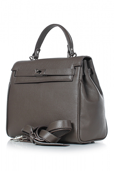 Платье нарядное из трикотажа и фатина с фигурной кокеткой Galanteya 11024.24с1006к45 серо-коричневый - фото 1