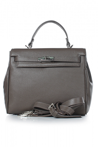 Платье нарядное из трикотажа и фатина с фигурной кокеткой Galanteya 11024.24с1006к45 серо-коричневый - фото 2