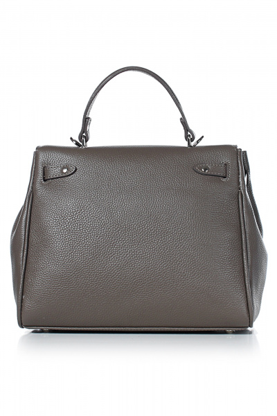 Платье нарядное из трикотажа и фатина с фигурной кокеткой Galanteya 11024.24с1006к45 серо-коричневый - фото 3