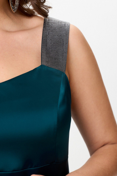 Платье ANASTASIA MAK 1221 изумруд - фото 9