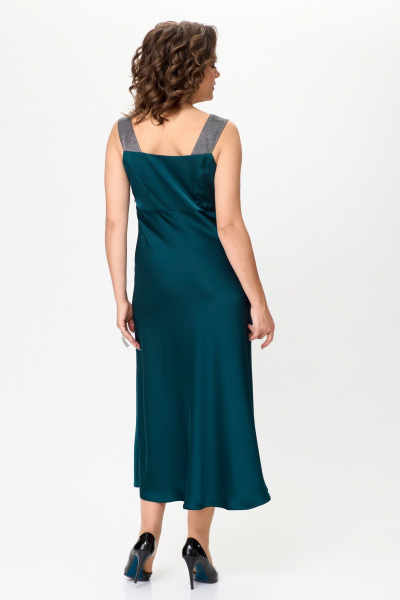 Платье ANASTASIA MAK 1221 изумруд - фото 7
