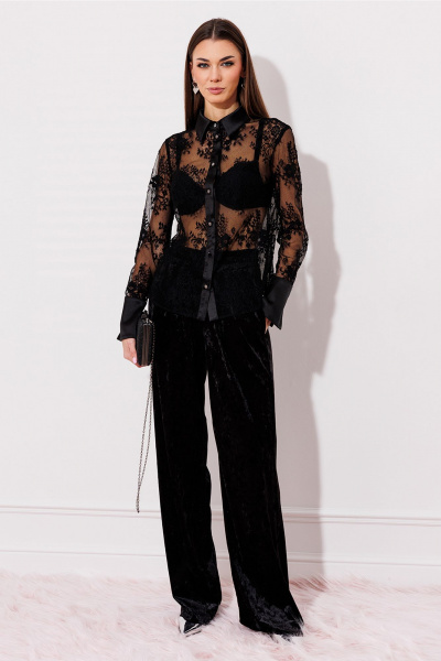 Блуза Butеr 2989 черный - фото 6