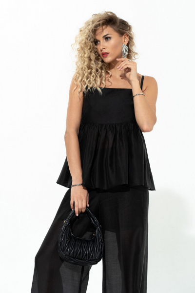 Брюки и топ из тонкого вискозного полотна, свободный крой SILVERSPICE S-8442 - фото 7