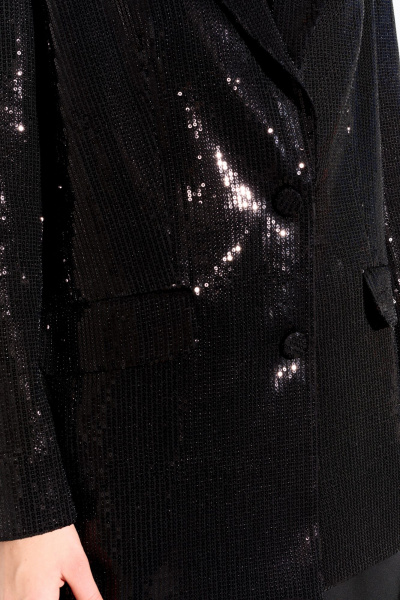 Демисезонный жакет из пайеток свободного силуэта на подкладке FOXY FOX 1699 - фото 10