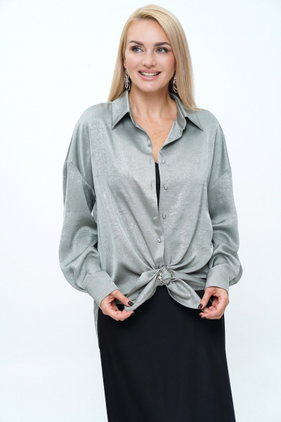 Блуза и платье свободного силуэта с разрезами Alani Collection 2249 - фото 5