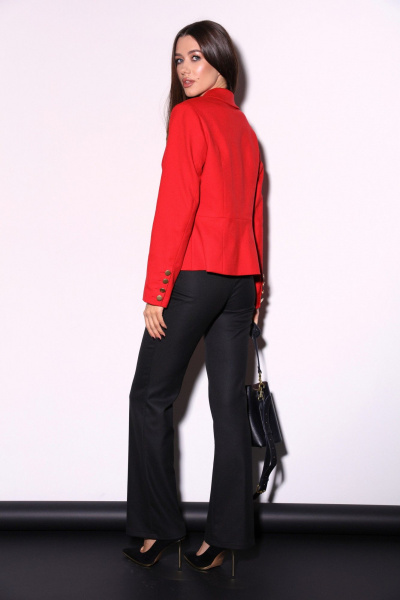 Костюм 2-ка приталенный жакет и классические брюки LM К5018 - фото 11