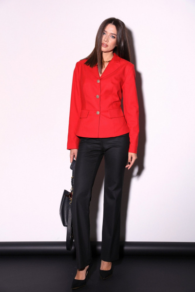 Костюм 2-ка приталенный жакет и классические брюки LM К5018 - фото 4