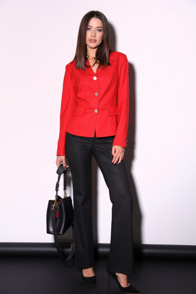 Костюм 2-ка приталенный жакет и классические брюки LM К5018 - фото 1