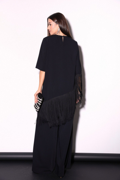 Комбинированный комплект блузки и брюк с ассиметричным низом LM К5015 - фото 9