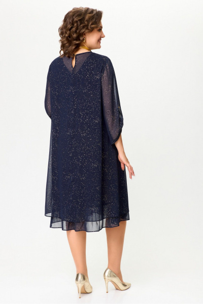 Блуза, платье БагираАнТа 1004 темно-синий - фото 8