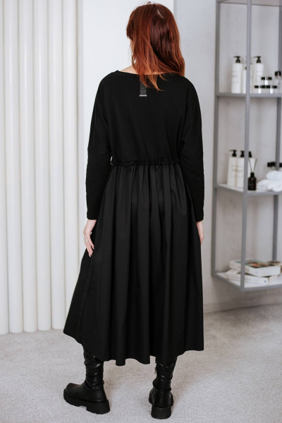 Платье бохо свободное с регулируемой талией крупное BUNABOUTIQUE 2106 - фото 4