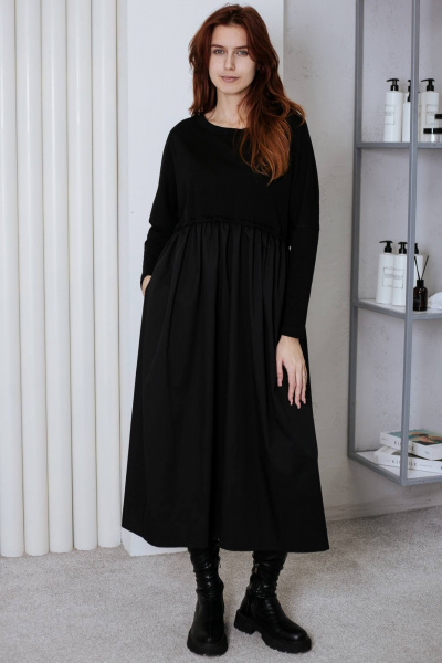 Платье бохо свободное с регулируемой талией крупное BUNABOUTIQUE 2106 - фото 3