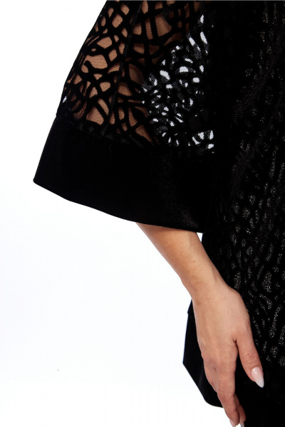 Платье А-силуэта с асимметричной горловиной и цепочной бретелью Jurimex 3248 - фото 4