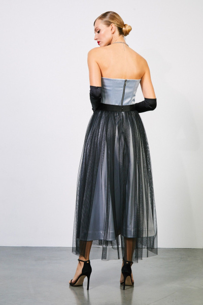 Топ-корсет из атласа с усиленными поролоновыми чашками и застежкой Rivoli 2416.2 - фото 6