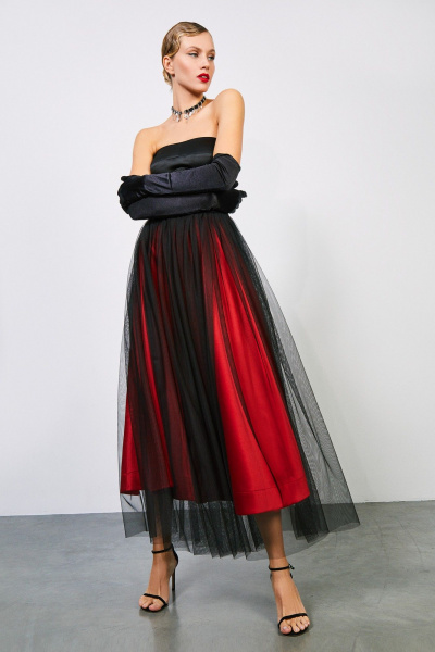 Топ-корсет из атласа с поролоновыми чашками и застежкой на спинке Rivoli 2416 - фото 6