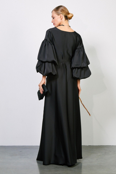 Платье-трансформер с запахом и двухъярусными рукавами Rivoli 7174 - фото 4